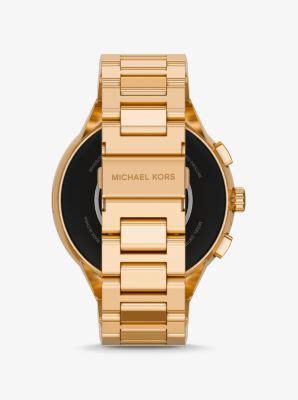 smartwatch gen 6 camille im goldton mit pavé